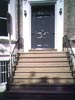 Yorkstone entrance steps at a London home