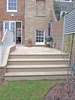 Bullnose garden steps